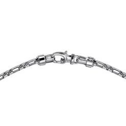 Best Gabriel & Co. 22 Inch 3mm 925 Sterling Silver Men's Solid Figaro Link Chain Necklace