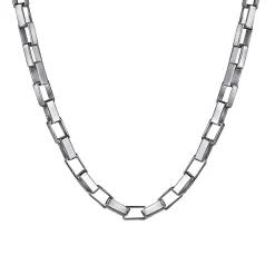 Outlet Gabriel & Co. 22 Inch 2.5mm 925 Sterling Silver Men's Solid Box Chain Necklace