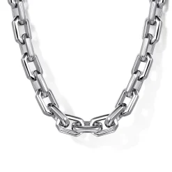 Outlet Gabriel & Co. 22 Inch 5.6mm 925 Sterling Silver Men's Solid Link Chain Necklace