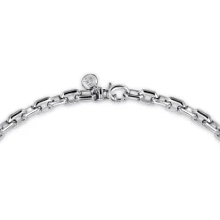 Outlet Gabriel & Co. 22 Inch 5.6mm 925 Sterling Silver Men's Solid Link Chain Necklace