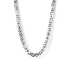 Sale Gabriel & Co. 22 Inch 2.5mm 925 Sterling Silver Men's Solid Round Box Chain Necklace