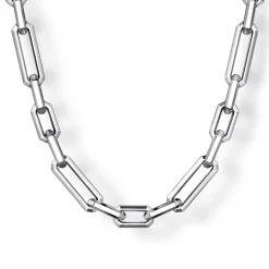 Online Gabriel & Co. 24 Inch 4.2mm 925 Sterling Silver Men's Solid Figaro Link Chain Necklace