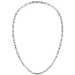 Online Gabriel & Co. 24 Inch 4.2mm 925 Sterling Silver Men's Solid Figaro Link Chain Necklace