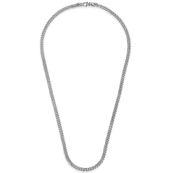 Discount Gabriel & Co. 24 Inch 5mm 925 Sterling Silver Men's Solid Cuban Link Chain Necklace
