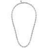 Discount Gabriel & Co. 20 Inch 5.6mm 925 Sterling Silver Men's Solid Faceted Link Chain Necklace