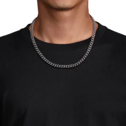 New Gabriel & Co. 20 Inch 7mm 925 Sterling Silver Men's Solid Cuban Link Chain Necklace