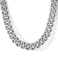 New Gabriel & Co. 20 Inch 7mm 925 Sterling Silver Men's Solid Cuban Link Chain Necklace