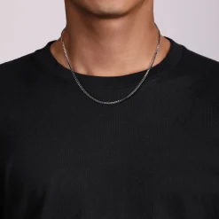 Online Gabriel & Co. 20 Inch 2.5mm 925 Sterling Silver Men's Solid Box Chain Necklace