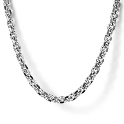Sale Gabriel & Co. 20 Inch 3.6mm 925 Sterling Silver Men's Solid Link Chain Necklace