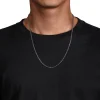 Online Gabriel & Co. 24 Inch 2.85mm 925 Sterling Silver Men's Solid Link Chain Necklace
