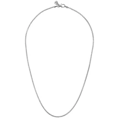 Best Gabriel & Co. 20 Inch 1.9mm 925 Sterling Silver Men's Solid Wheat Chain Necklace