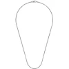 Clearance Gabriel & Co. 22 Inch 2.5mm 925 Sterling Silver Men's Solid Round Box Chain Necklace