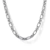 Sale Gabriel & Co. 20 Inch 3mm 925 Sterling Silver Men's Solid Figaro Link Chain Necklace