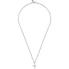 Clearance Gabriel & Co. 22 Inch 925 Sterling Silver Cross Pendant Necklace