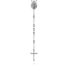 Clearance Gabriel & Co. 27 Inch 925 Sterling Silver Cross Rosary Solid Men's Link Chain Necklace