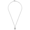 Best Gabriel & Co. 22 Inch 925 Sterling Silver Skull Pendant Necklace