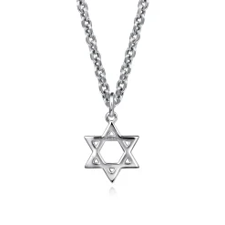 Best Gabriel & Co. 22 Inch 925 Sterling Silver Star Pendant Necklace