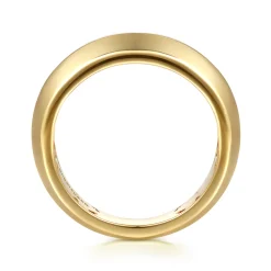 Online Gabriel & Co. Inspire - 14K Yellow Gold Beads Setting Diamond Anniversary Band - 0.3 ct