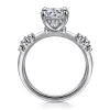 Outlet Gabriel & Co. Jaelyn - 14K White Gold Round Diamond Engagement Ring