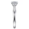 Hot Gabriel & Co. Jamie - 14K White Gold Round Diamond Engagement Ring