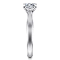 Hot Gabriel & Co. Jamie - 14K White Gold Round Diamond Engagement Ring