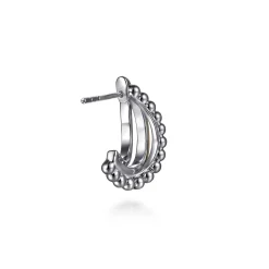 Outlet Gabriel & Co. J Hoop Earrings 14K Yellow Gold and 925 Sterling Silver Bujukan