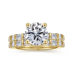 Online Gabriel & Co. Joanie - 14K Yellow Gold Round Diamond Engagement Ring