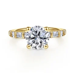 Online Gabriel & Co. Joanie - 14K Yellow Gold Round Diamond Engagement Ring