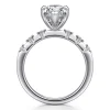 Outlet Gabriel & Co. Joplin - 14K White Gold Pear Shape Diamond Engagement Ring