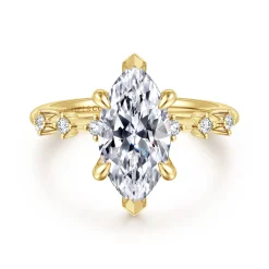 Online Gabriel & Co. Joplin - 14K Yellow Gold Marquise Shape Diamond Engagement Ring