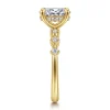 Best Gabriel & Co. Joplin - 14K Yellow Gold Oval Diamond Engagement Ring