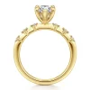 Discount Gabriel & Co. Joplin - 14K Yellow Gold Pear Shape Diamond Engagement Ring