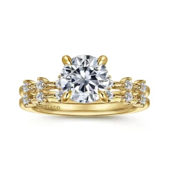 Online Gabriel & Co. Joplin - 14K Yellow Gold Round Diamond Engagement Ring