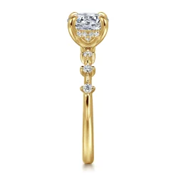 Online Gabriel & Co. Joplin - 14K Yellow Gold Round Diamond Engagement Ring