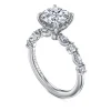 Sale Gabriel & Co. Juliet - 14K White Gold Round Diamond Engagement Ring