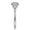 Hot Gabriel & Co. Kallie - 14K White-Rose Gold Princess Cut Diamond Engagement Ring