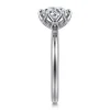 Hot Gabriel & Co. Kamera - 14K White Gold 6 Prong Round Solitaire Engagement Ring