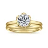Clearance Gabriel & Co. Kamera - 14K Yellow Gold Round Solitaire Engagement Ring