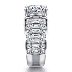 Online Gabriel & Co. Kera - 14K White Gold Round Diamond Engagement Ring