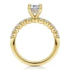 Online Gabriel & Co. Kim - 14K Yellow Gold Emerald Cut Diamond Engagement Ring