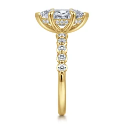 Discount Gabriel & Co. Kim - 14K Yellow Gold Marquise Shape Diamond Engagement Ring