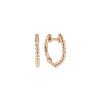 Sale Gabriel & Co. 14K Pink Gold Bujukan Huggie Earrings