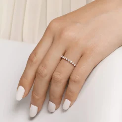 Discount Gabriel & Co. 14K Pink Gold Diamond Ladies Ring
