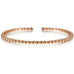 Outlet Gabriel & Co. 14K Rose Gold Beaded Cuff Bracelet