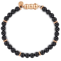 Sale Gabriel & Co. 14K Rose Gold Black Onyx Bracelet