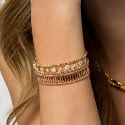 Discount Gabriel & Co. 14K Rose Gold Bujukan Cuff Bracelet