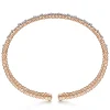 Clearance Gabriel & Co. 14K Rose Gold Bujukan Cuff Bracelet with Marquise and Round Diamonds