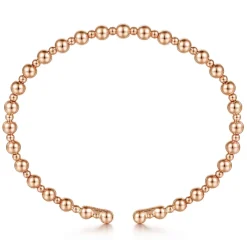 Sale Gabriel & Co. 14K Rose Gold Bujukan Open Bangle