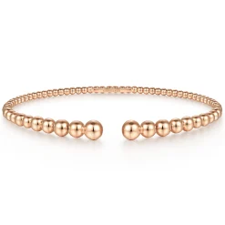 Gabriel & Co. 14K Rose Gold Bujukan Open Bangle