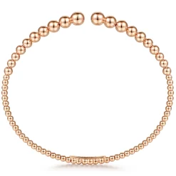 Gabriel & Co. 14K Rose Gold Bujukan Open Bangle